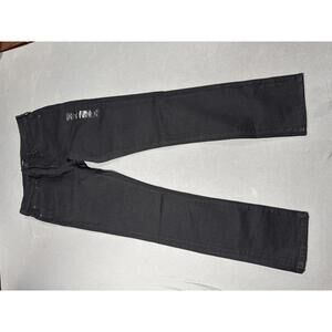 New J Crew Factory Mens Jeans, Black Signature Flex Slim Tapered, 34 x 32 AY517